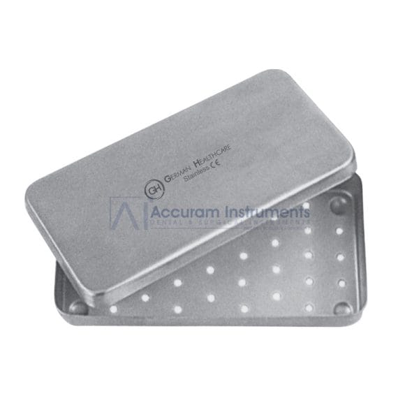 Box -Hollowware Instruments Box Perforated – Accuram Instruments, Trays, Sterilcontainer und Zubehör