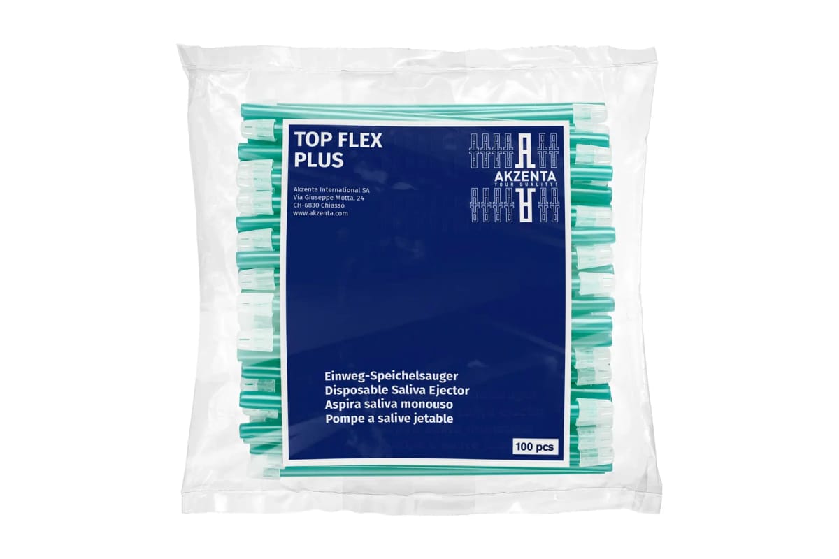 Saliva Ejector - Emerald Green – Akzenta International SA, Speichelsauger