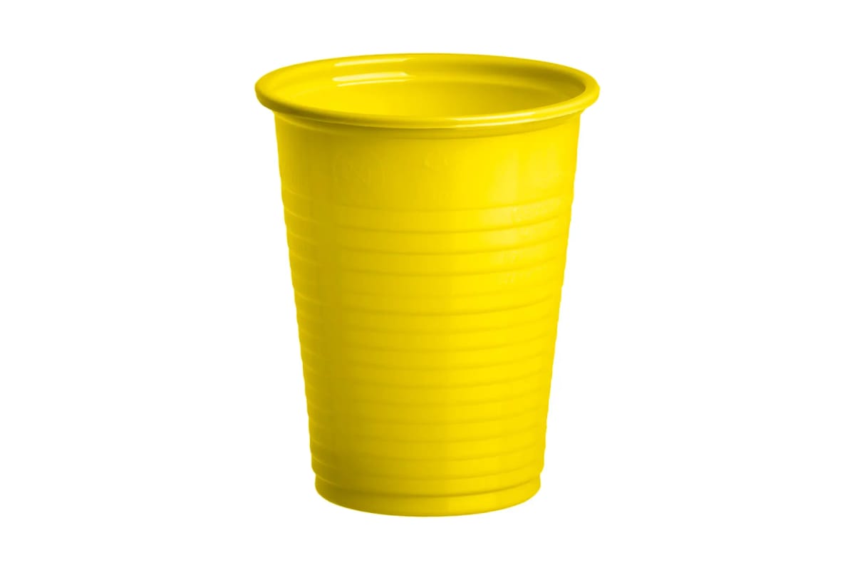 PP Cups Yellow – Akzenta International SA, Mundspülbecher
