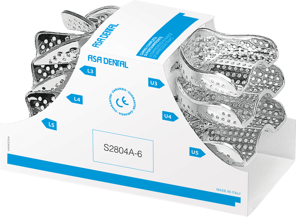 Abformlöffel-Set, 6-teilig - anatomisch geformt - perma-lock S2804A-6