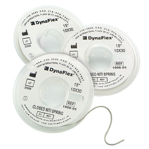 DYNAFLEX COATED NITI OPEN COIL – Dynaflex Orthodontics USA, Drähte und Bögen