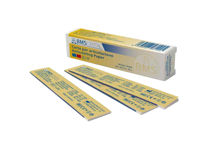 Articulating paper – BMS Dental S.r.l., Artikulationspapier,-seide,-band