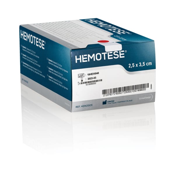 Hemotese – Resorbierbare hämostatische Kollagenkompresse
