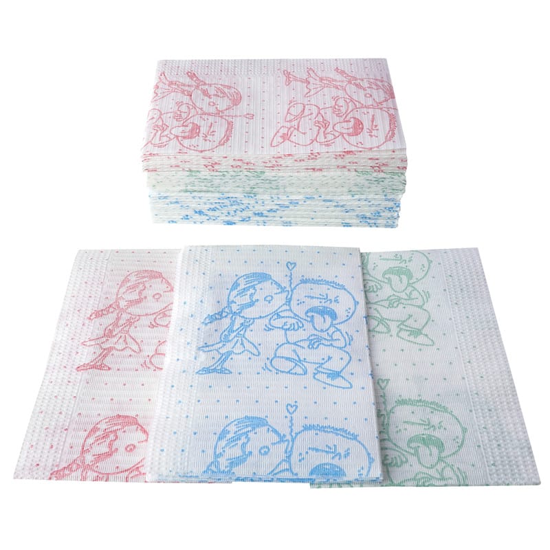 Printed dental bibs – CEDA PRESS LLC, Servietten und Patientenumhänge
