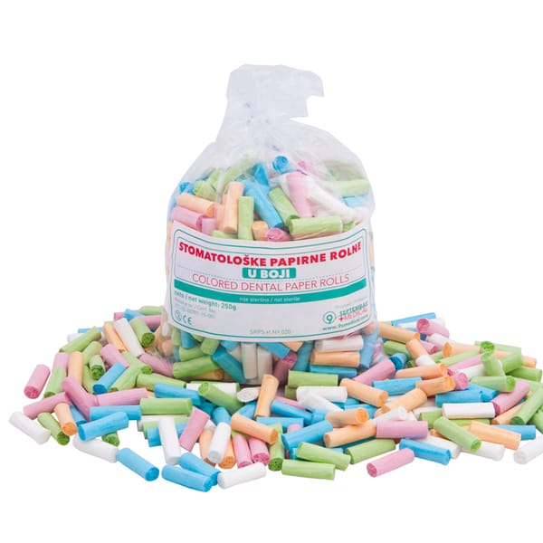 Paper dental rolls