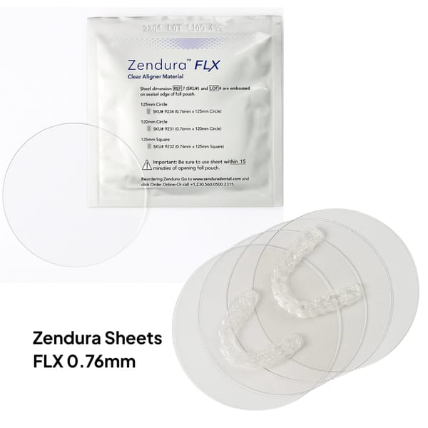 Zendura FLX Aligner-Folien | 0,76 mm Dentalmaterial