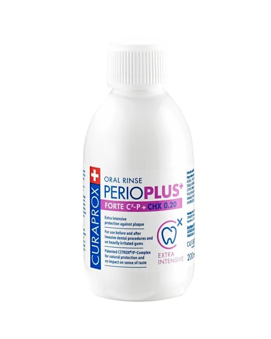 Mundspülung Perio plus forte, 200 ml – Curaden AG, Mundspüllösungen