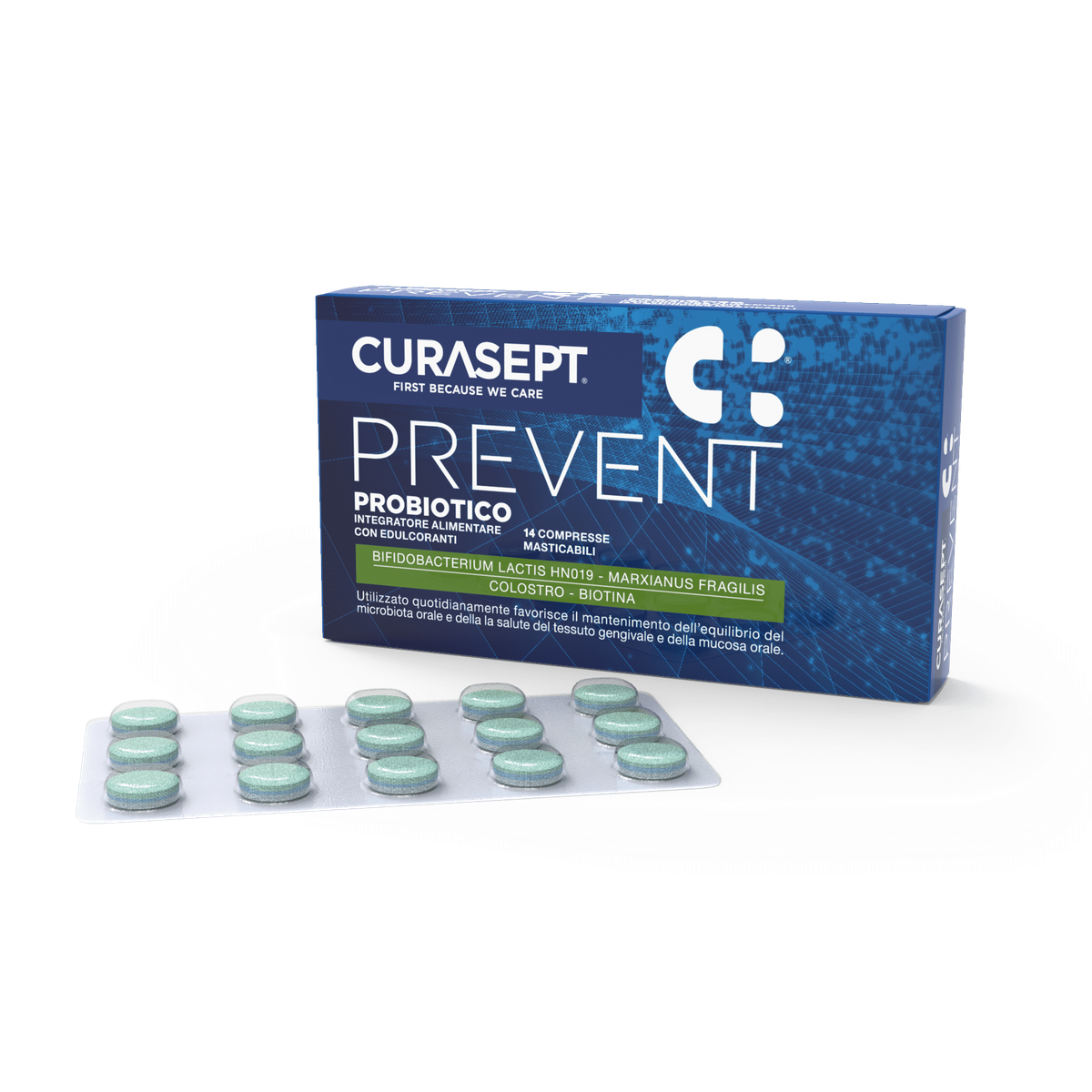 CURASEPT PREVENT PROBIOTIC FOOD SUPPLEMENT – CURASEPT SpA, Mundspüllösungen