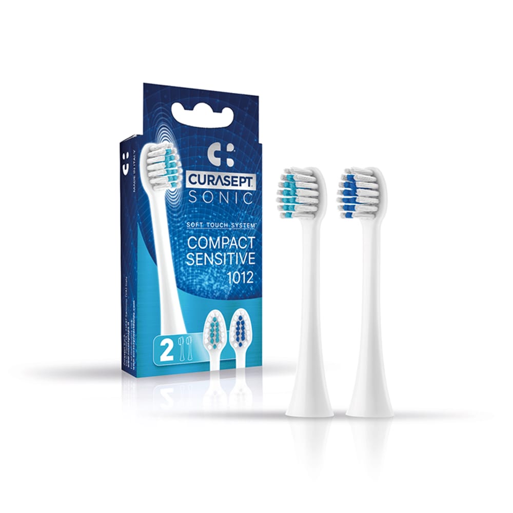 Compact Sensitive Head 1012 Curasept Sonic Toothbrush – CURASEPT SpA, Zahnbürsten