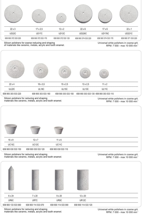 Universal White Silicon Polishers