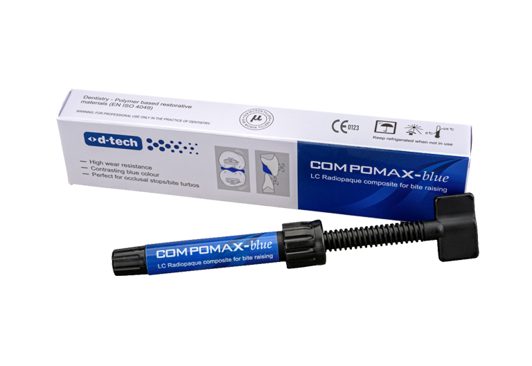 Compomax-blue – D TECH DENTAL TECHNOLOGIES, Composites