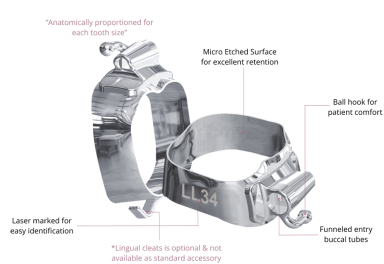 PW Molar Bands – D TECH DENTAL TECHNOLOGIES, Bänder
