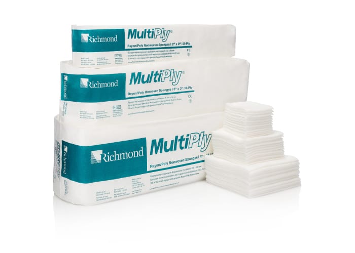 MultiPly™ Rayon/Poly-Vliesschwämme – Richmond Dental and Medical, Einwegartikel