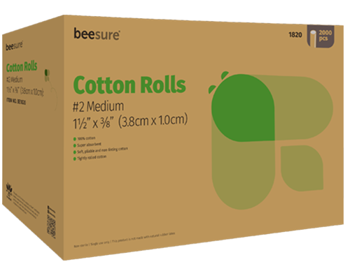 Cotton Rolls - BeeSure® – Ecobee Sdn Bhd, Watterollen