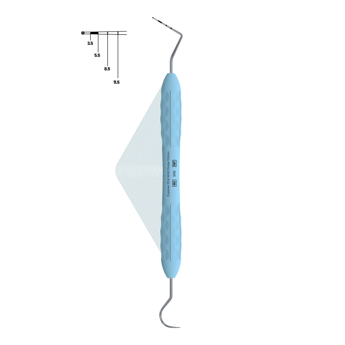 ErgoLite X Instrument 9106 – ErgoDenta ApS, Sonden