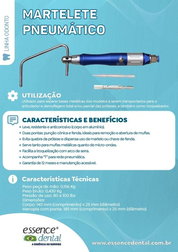 MARTELETE PNEUMÁTICO – ESSENCE DENTAL IMP.EXP.LTDA, Geräte