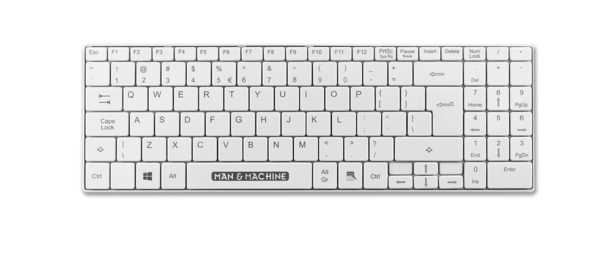 Man & Machine Its Cool Tastatur (Weiß) – Man & Machine Europe, Sonstige Geräte