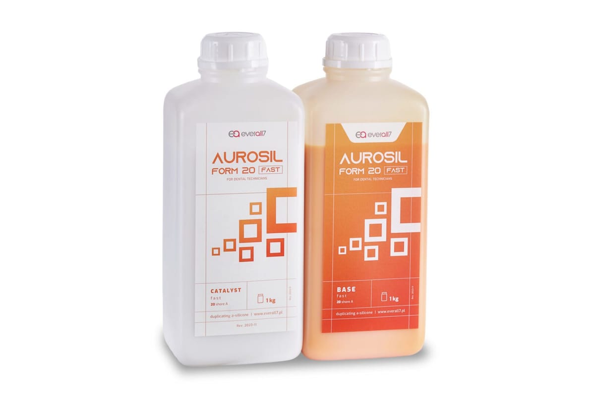 AUROSIL FORM 20 FAST (100g) – Everall7 Sp. z o.o., Dubliermassen und Dublierküvetten