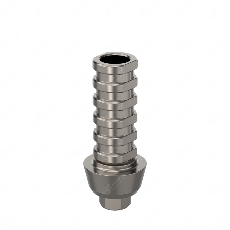 Temporary Abutment, Univ, Non Rotational, Titanium compatible with Mis® Seven® Internal Wide ø4.5 G009101 – GT-Medical S.L., Abutments