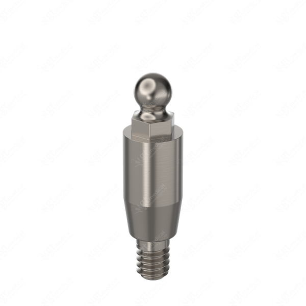 Ball Abutment, G4.0mm compatible with Zimmer® Tapered SwissPlus® P4.8 D26003