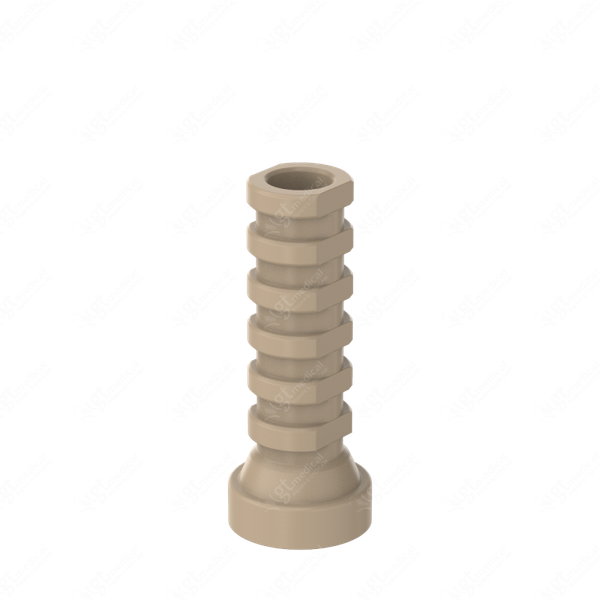 Temporary Abutment, Univ, Rotational, Peek for Multi-Unit RP compatible with Biomet 3i® External P5.0 G009063