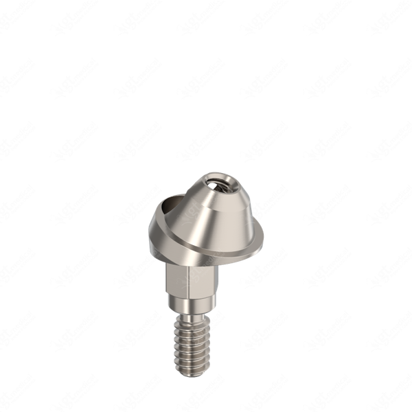 MU Angled Transepithelial with screw, G2.0mm, A17° compatible with Biomet 3i® Certain® P3.4 G15220
