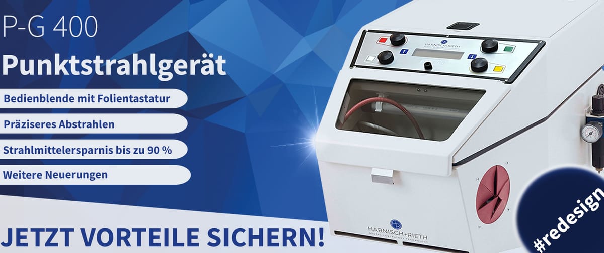 Redesign P-G 400 – Harnisch & Rieth, Sandstrahlgeräte