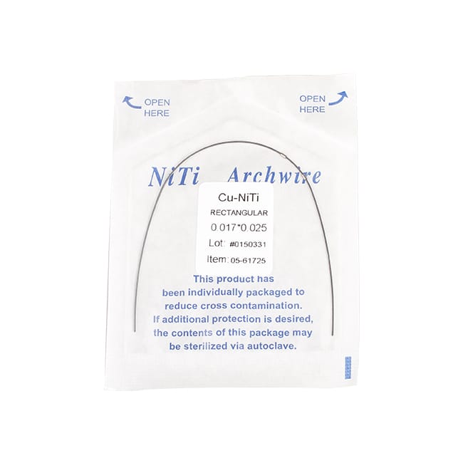 Cu-NiTi Arch Wires – Sino Ortho Limited, Drähte und Bögen