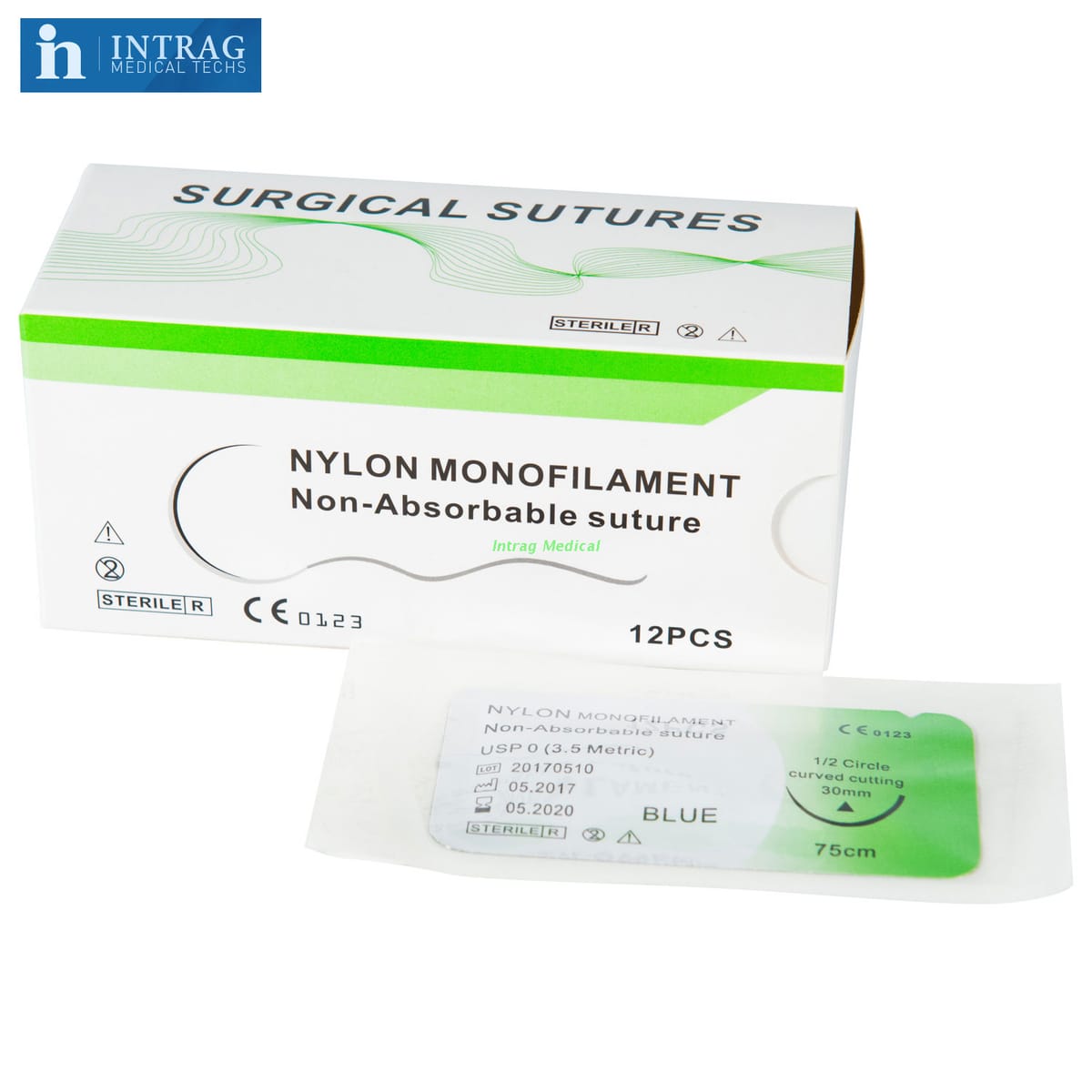 Nylon (Non-Absorbable) Suture – Anhui Intrag Medical Techs Co.,Ltd., Nahtmaterial