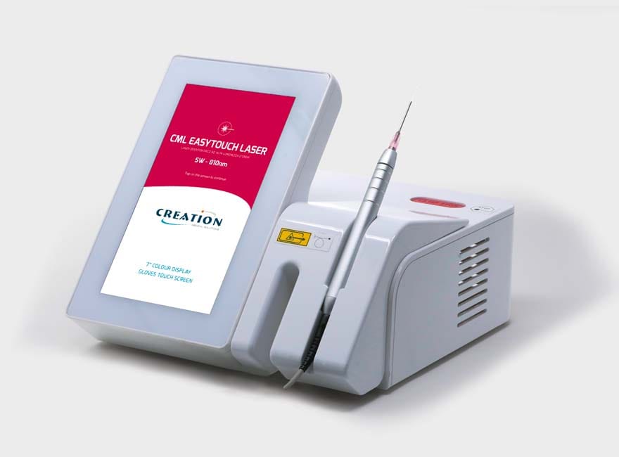 CML Diodenlaser mit sekundärer Rotemission – Creation Medical Solutions, Geräte