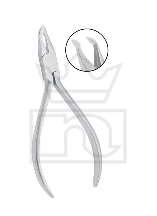 Slim Weingart Pliers narrow Mini Beak 60Degree 12.5 cm 115-0638