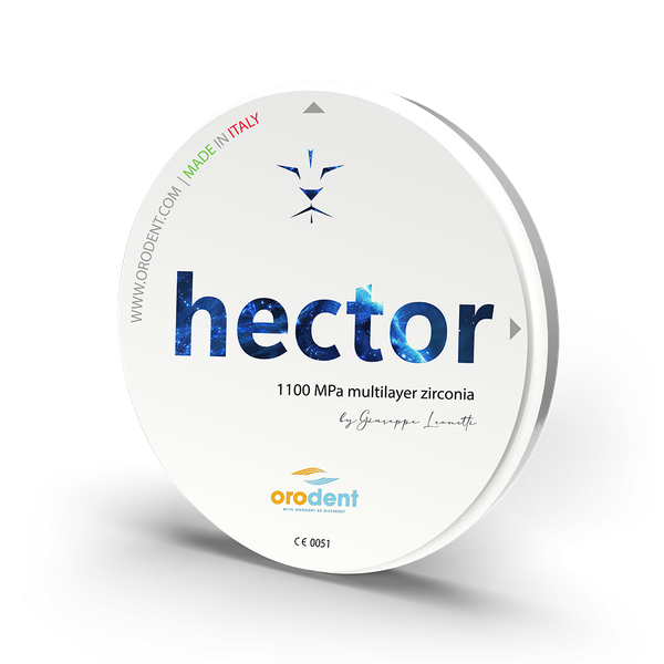 Zirconia Orodent Hector 1100 MPa ZS98XXMSTYY