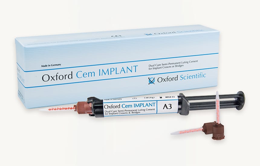 CemIMPLANT – First Scientific Dental Materials GmbH, Provisorische Verschlussmaterialien