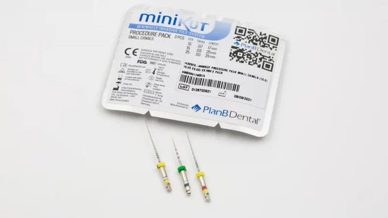 miniKUT Endodontie-Feilenprozedurpacks – PlanB Dental, Wurzelbehandlung