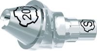 tioLogic® TWINFIT 4Base abutment S, platform, GH 3.2 mm, 20°, incl. AnoTite screw 346-145-02