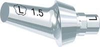 tioLogic® TWINFIT titanium abutment L, platform, GH 1.5 mm, 20°, incl. AnoTite screw 346-335-02