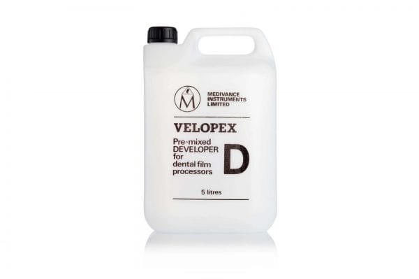 Velopex Radiographische Chemikalie – Röntgenentwickler – Medivance Instruments Limited Ltd, Röntgenzubehör