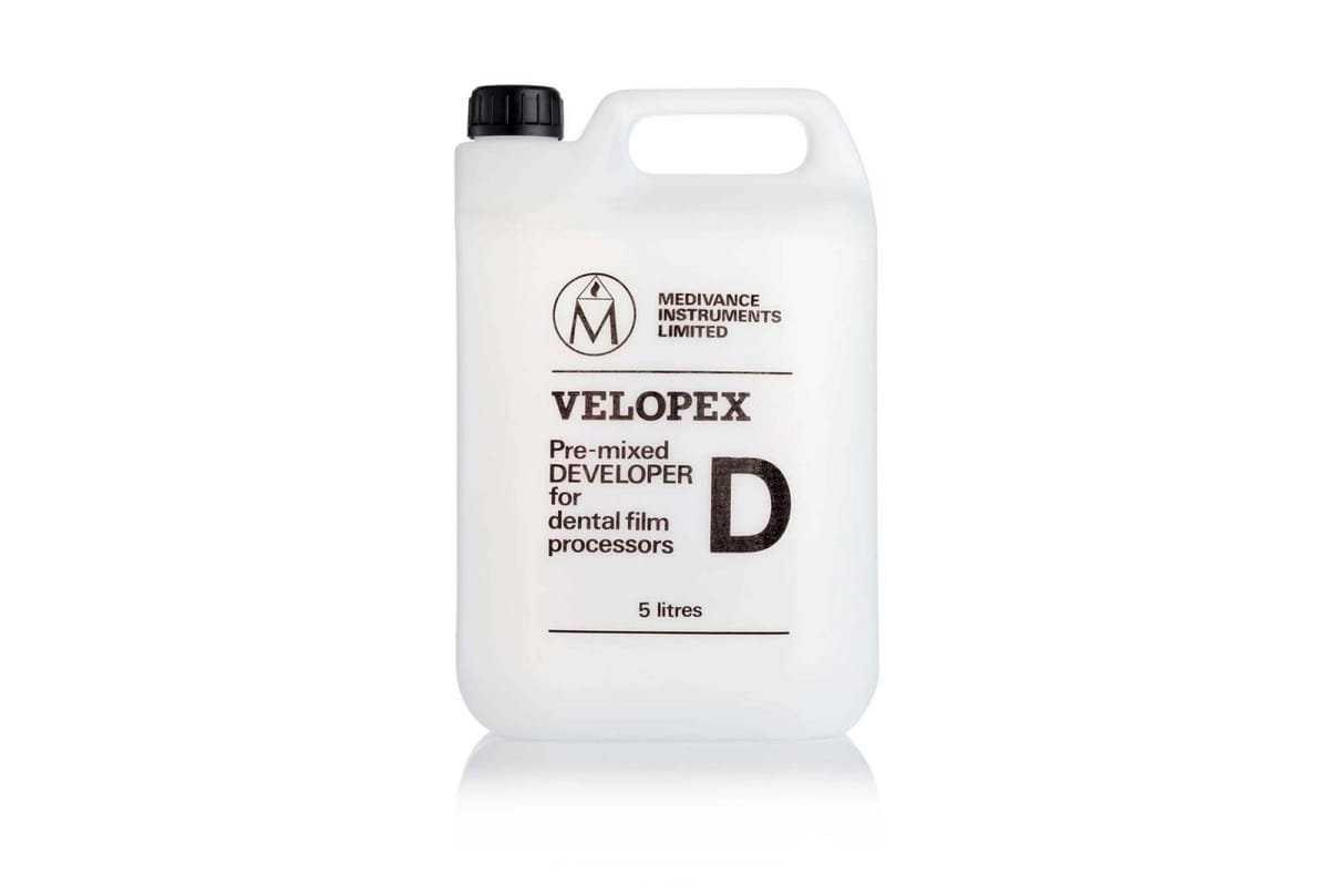 Velopex Radiographische Chemikalie – Röntgenentwickler – AquaCare, Röntgenzubehör