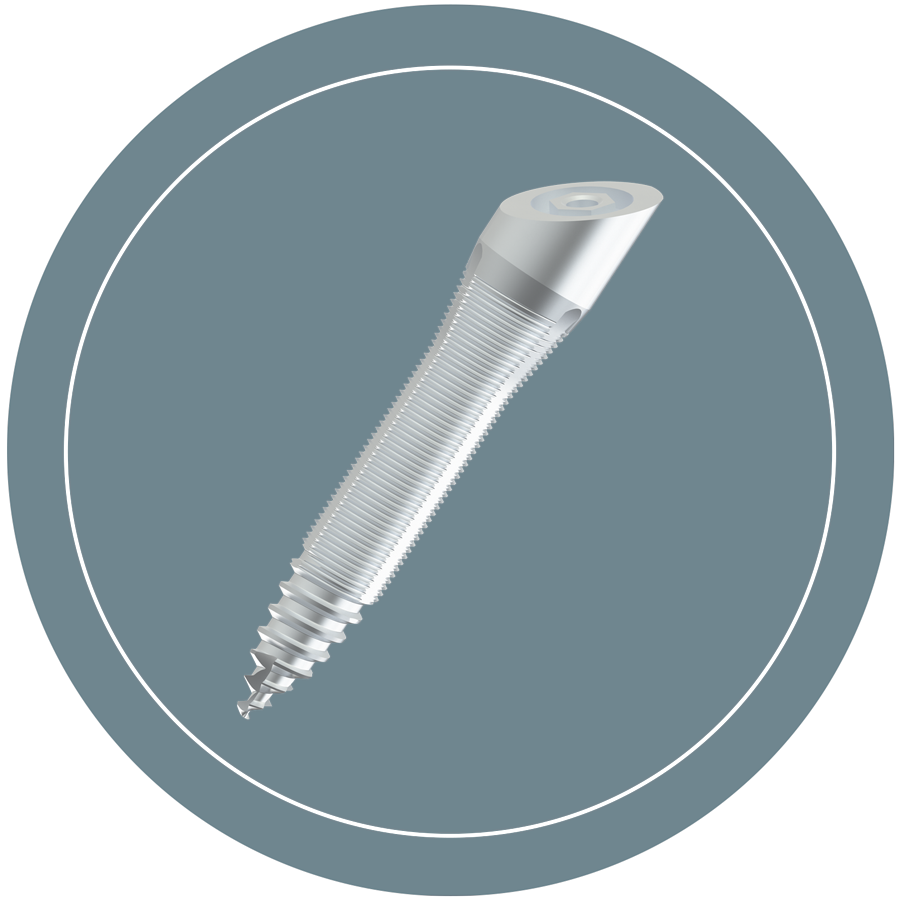 FRATEX OBLIK® – Visy, Implantate