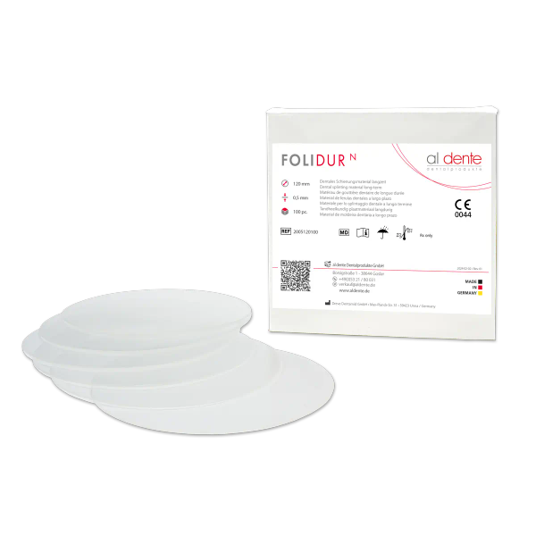 Folidur N, transparent, 0,5 mm, 20 pcs., Ø 120 mm