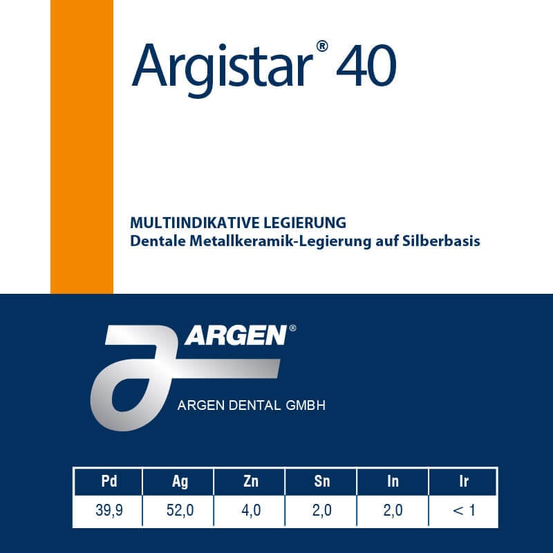Argistar 40 – ARGEN Dental, Legierungen und Lote