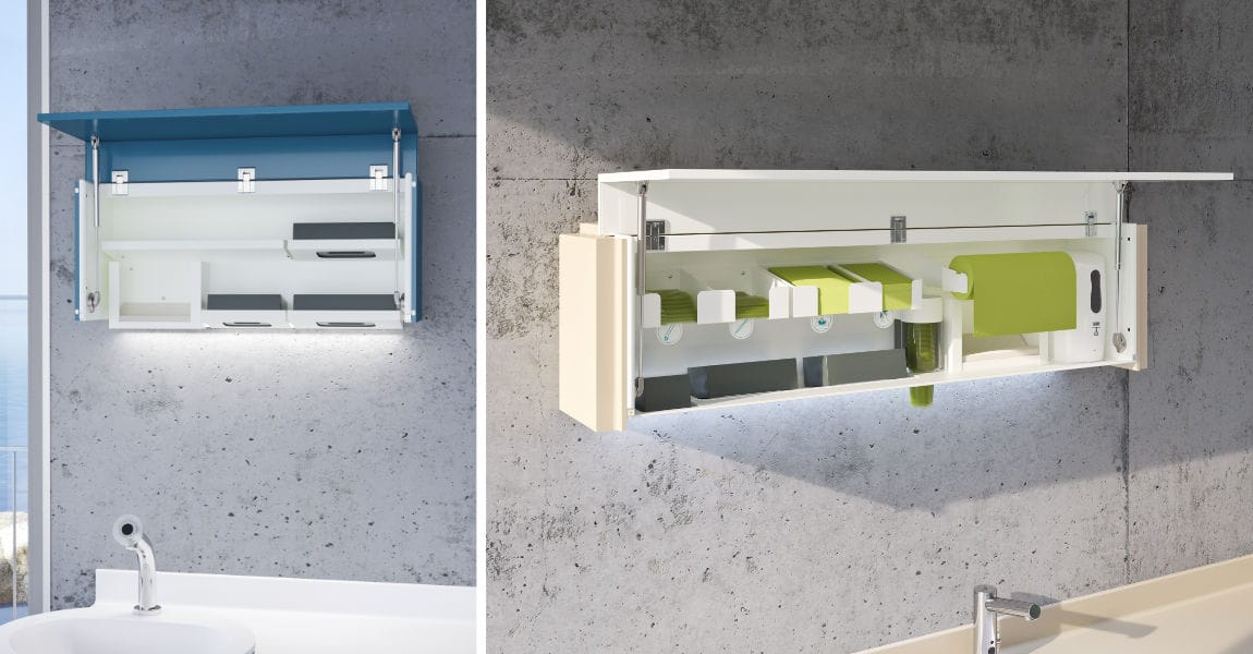 Dispenser – ASTRA MOBILI METALLICI, Mundspülbecher