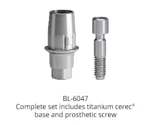 EL / BL Titanium Cerec Base – C-TECH IMPLANT srl, Abutments