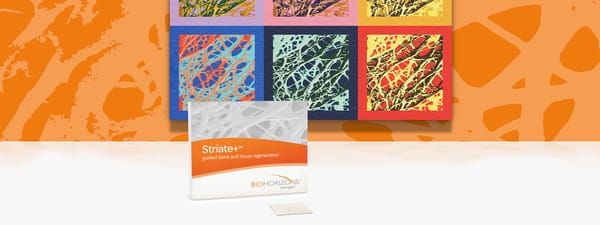Striate+ natürliche Kollagenmembran