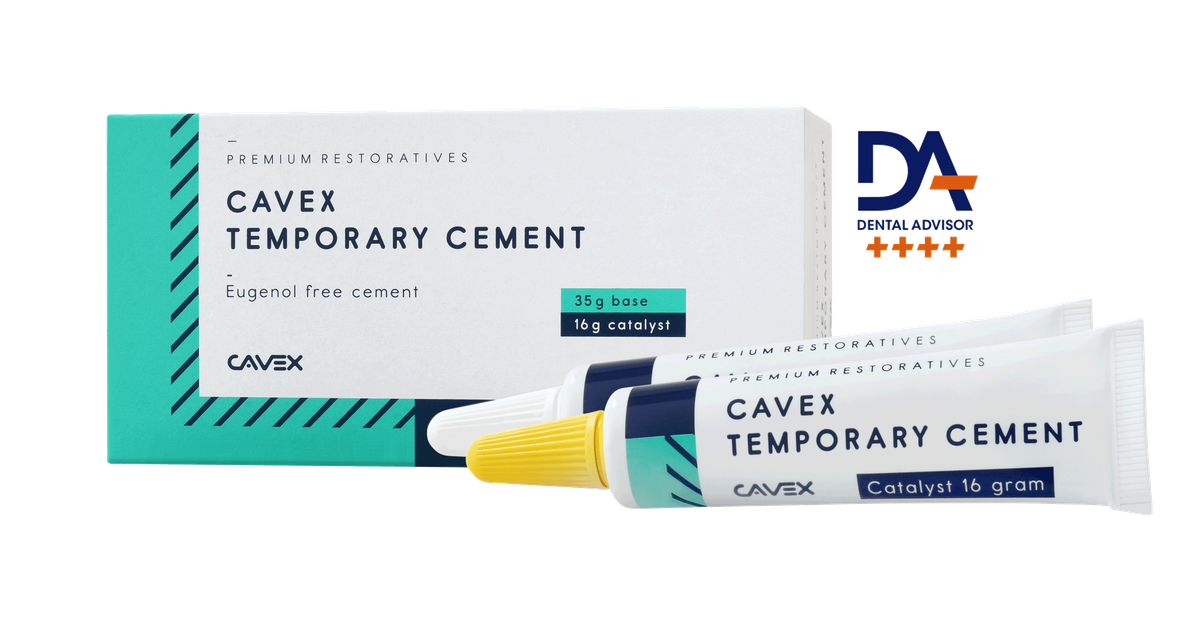 Cavex Temporary Cement CE090 – Cavex Holland BV, Provisorische Befestigungszemente