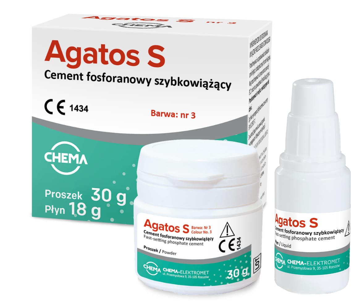 AGATOS S – CHEMA-Elektromet Co-op, Zemente