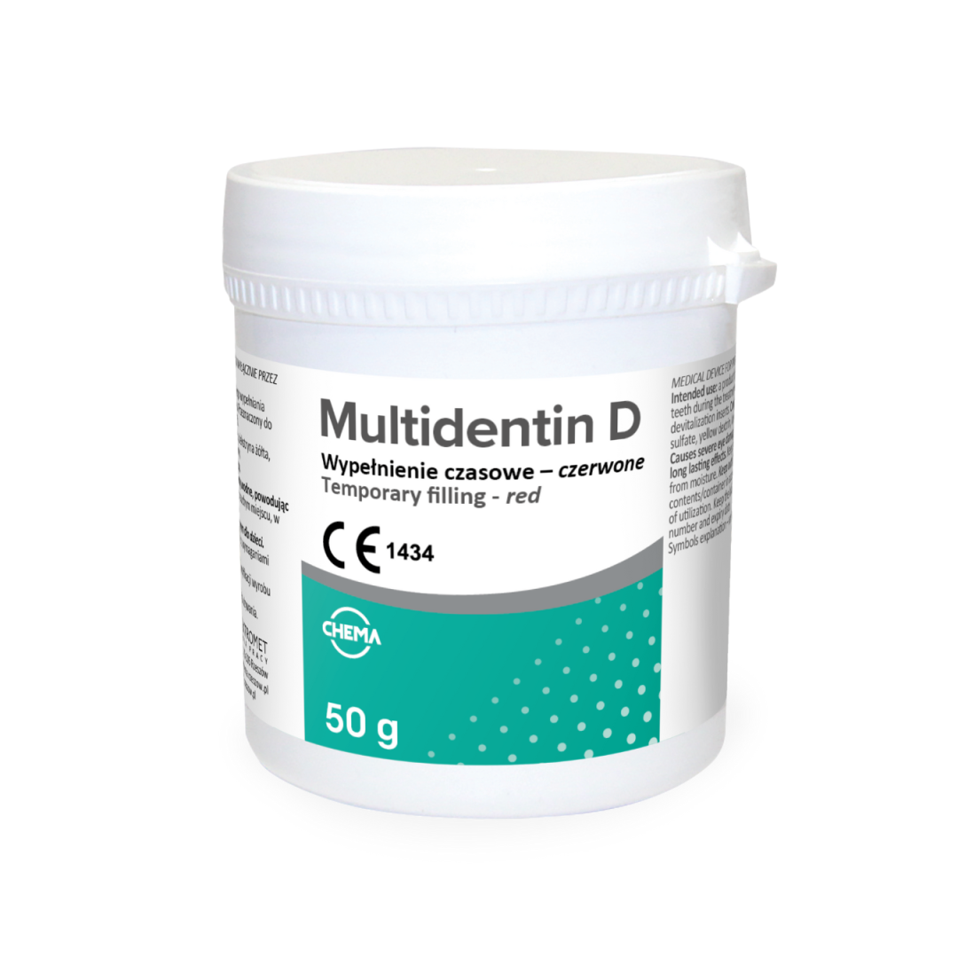 MULTIDENTIN D – CHEMA-Elektromet Co-op, Provisorische Verschlussmaterialien