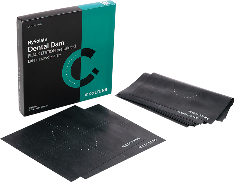 HySolate Dental Dam – BLACK EDITION – COLTENE, Kofferdam