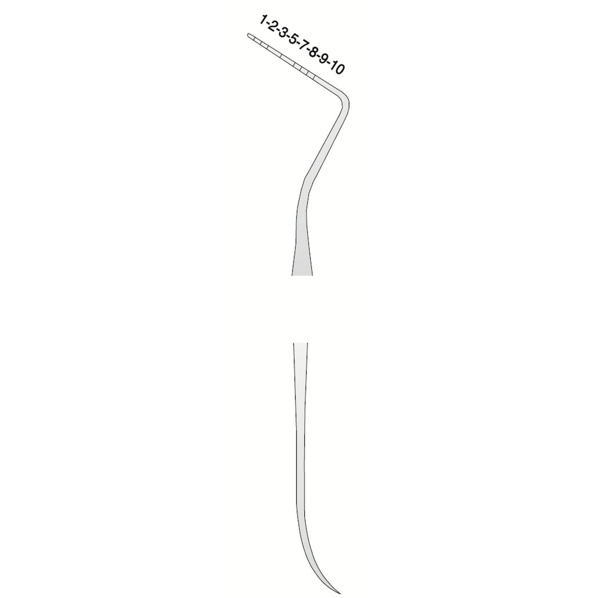 PROBE DOUBLE WILLIAMS/3A 214410 – Coricama srl, Parodontalsonden - Parodontometer