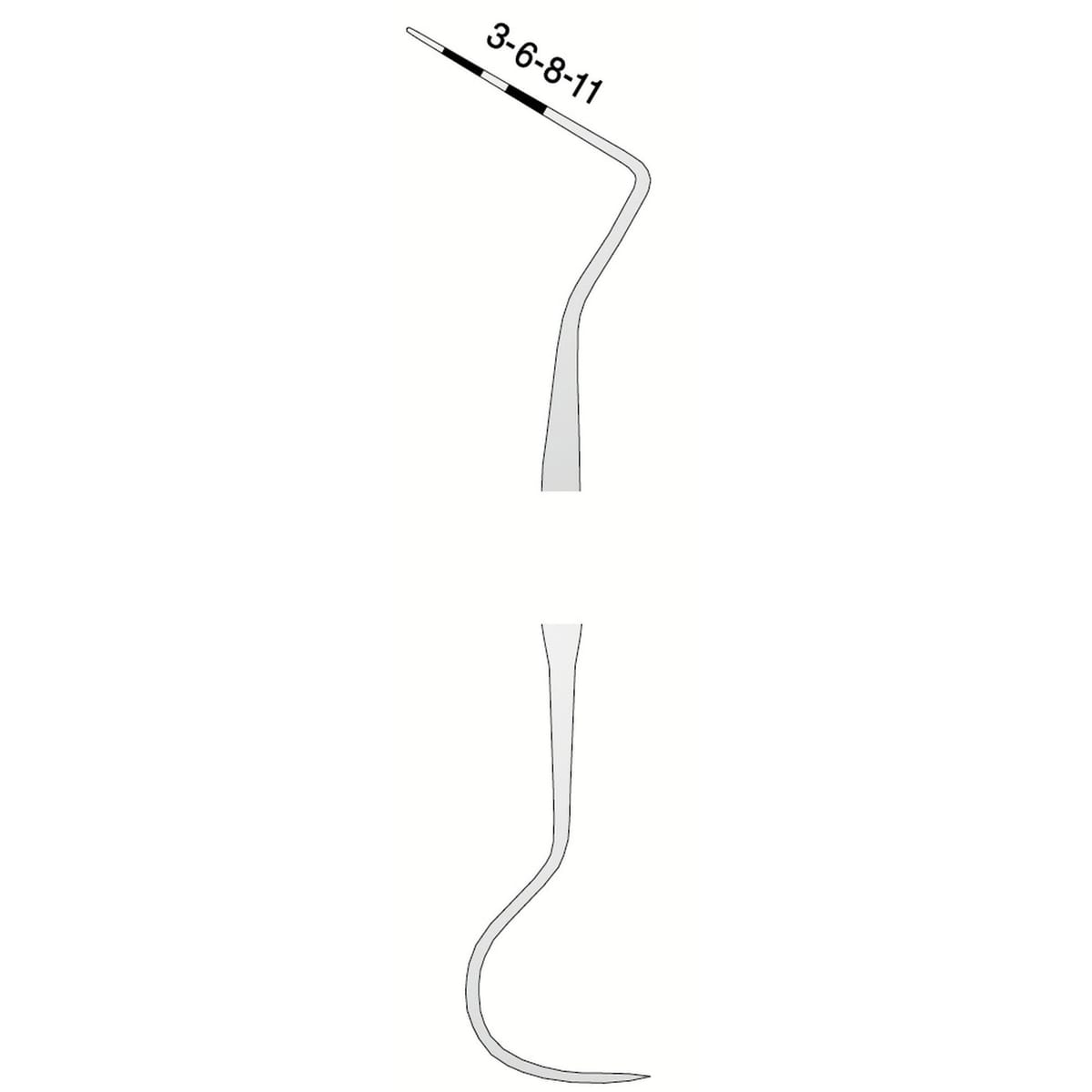 PROBE DOUBLE CP11/23 214480 – Coricama srl, Parodontalsonden - Parodontometer